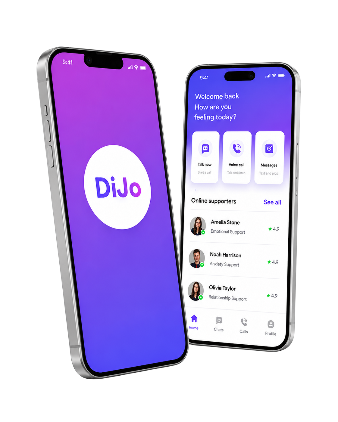 DiJo app on phone
