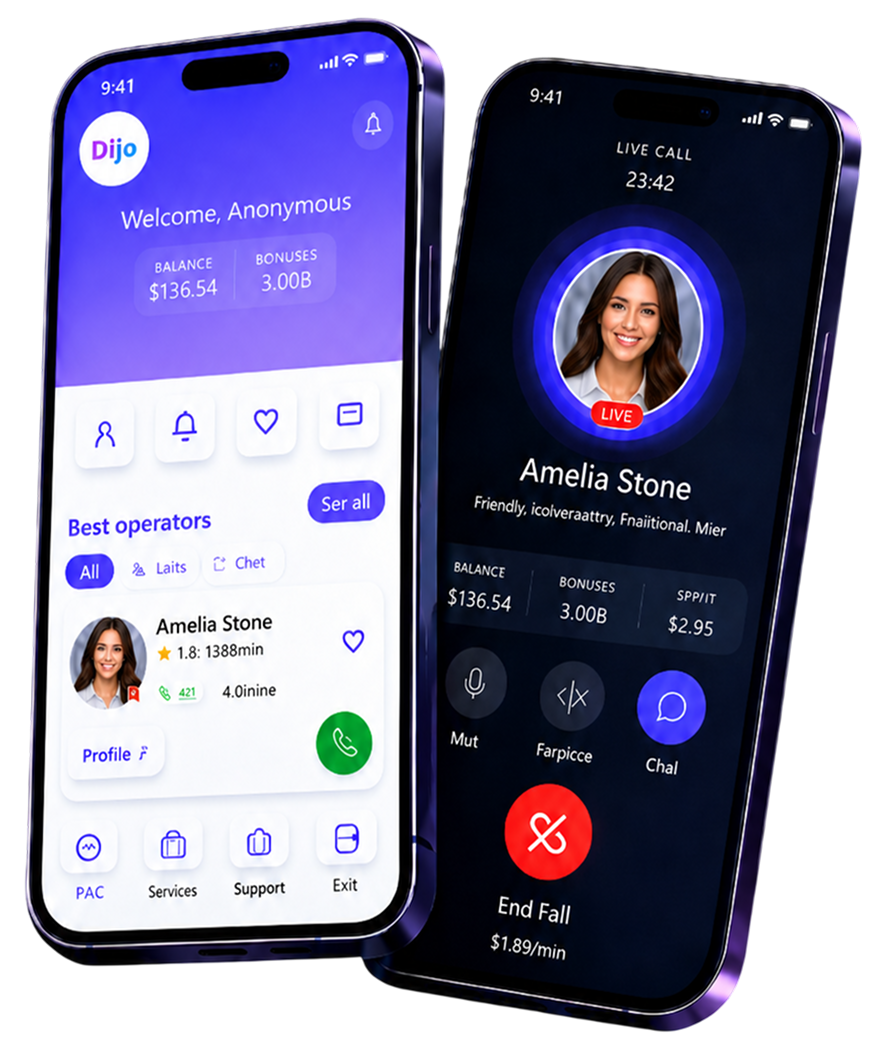 DiJo app screens